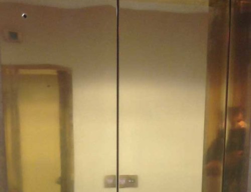 Refinishing Elevator Doors
